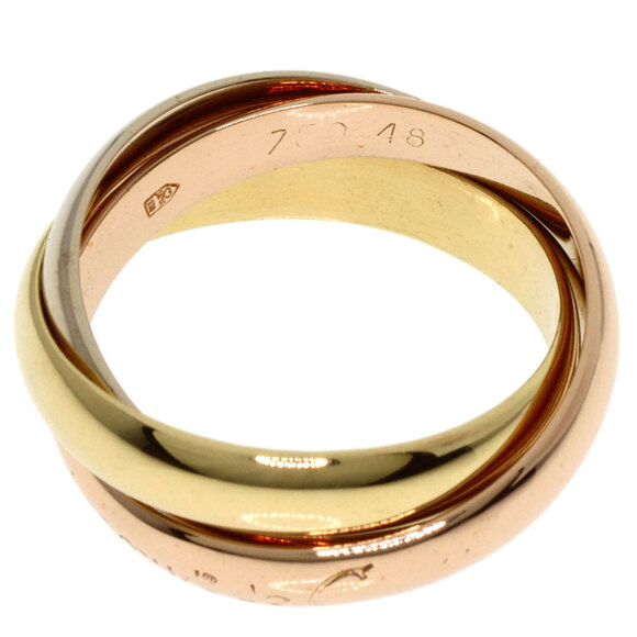 CARTIER 18k Gold Trinity Ring #48 - Picture 3 of 6